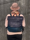 BsD Backpack Two-tone deep blue