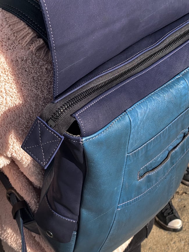 BsD Backpack Two-tone deep blue