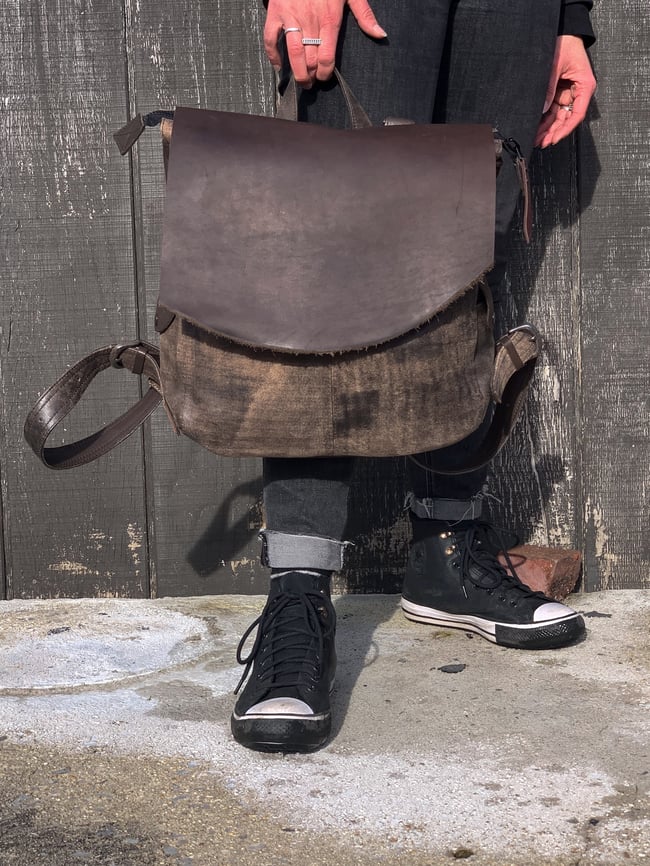 BsD Backpack Distressed Brown