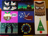 4 x Lucky Dip Xmas Cards