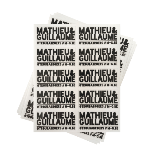 Image of Stickers Mathieu & Guillaume