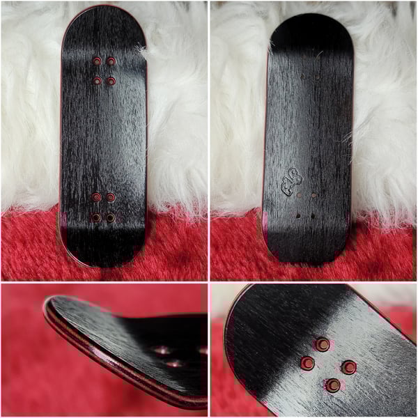 Image of ProLeisure SuperStar Branded Black & Fuscia Deck - 99x33