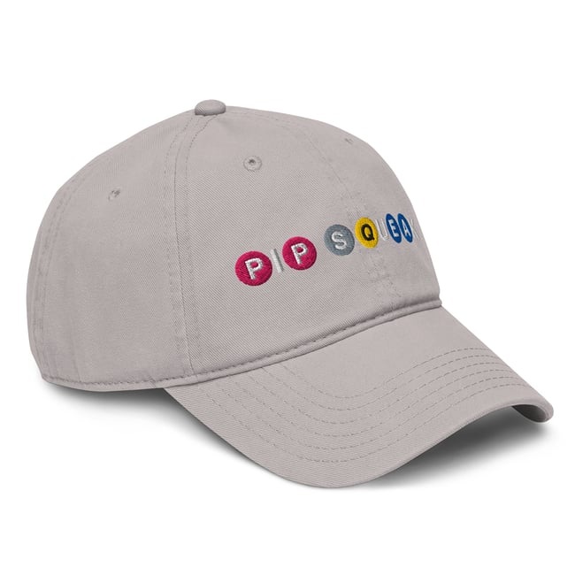 Pipsqueak NYC (Pink P Subway) Garment washed baseball cap