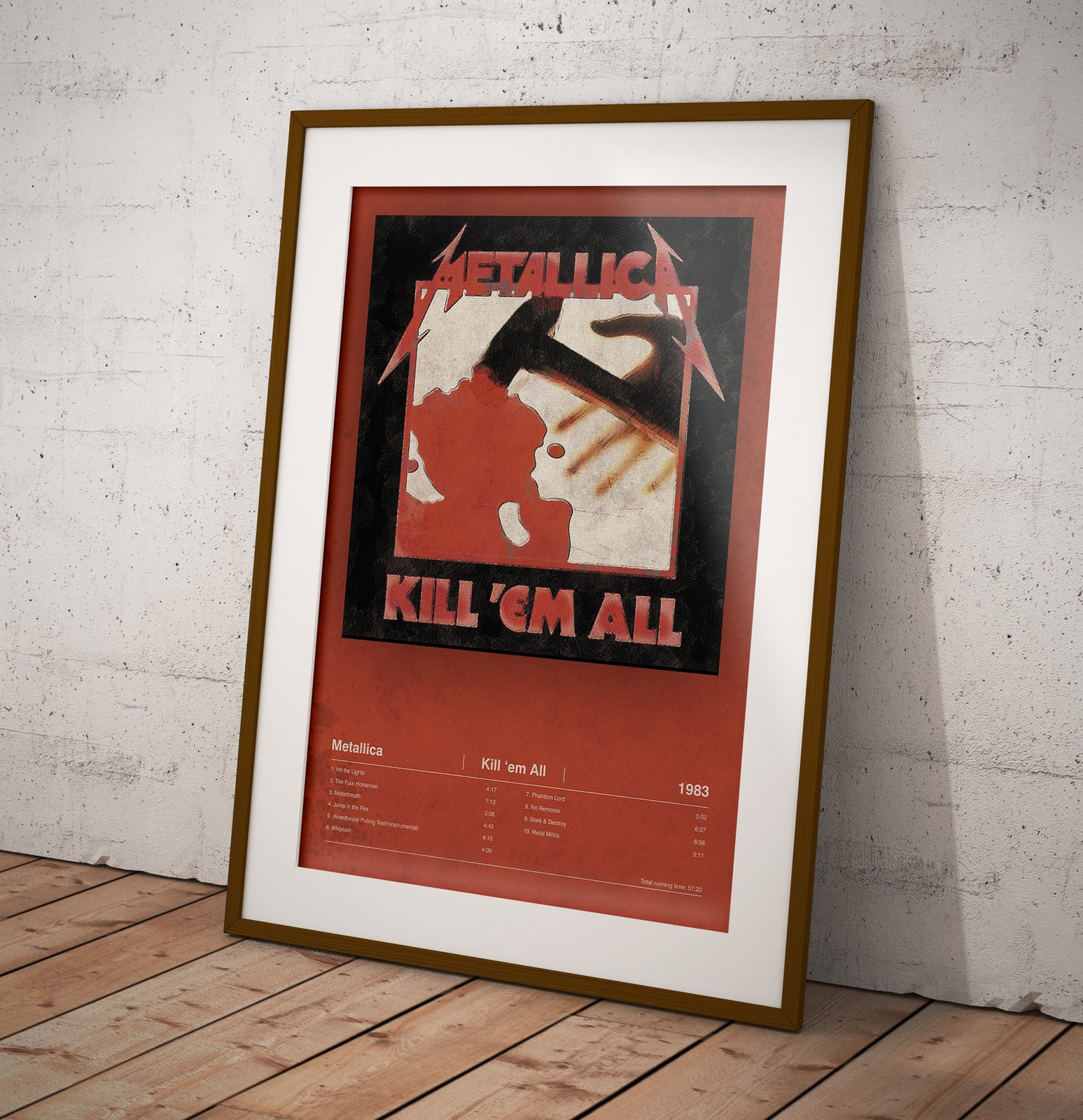 Metallica Poster Kill em all | Music Legends
