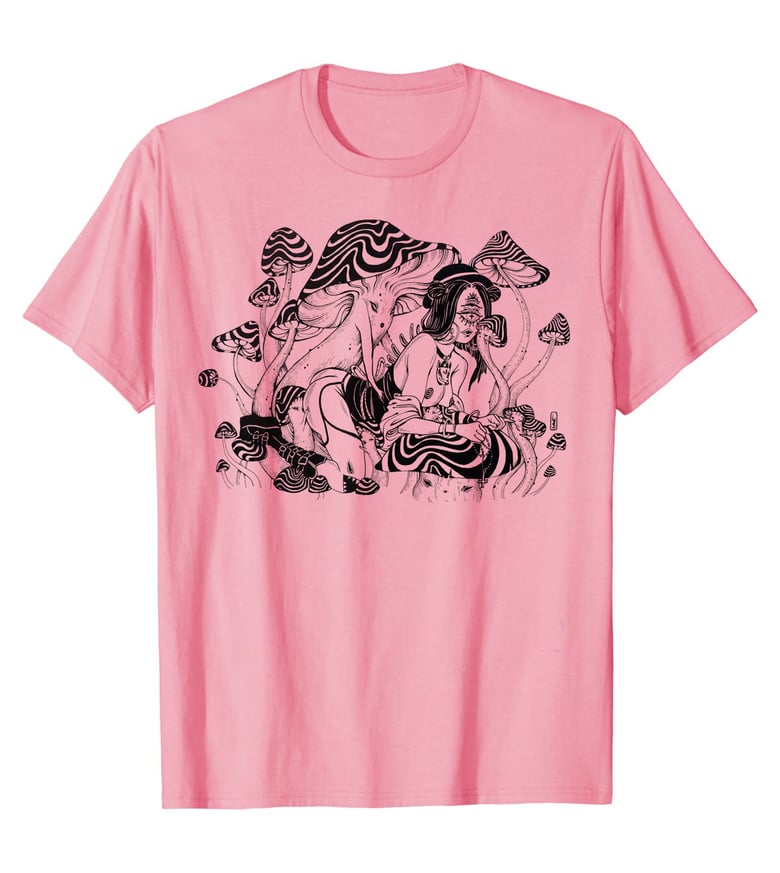 Image of Mycurious Tee Pink (Ltd edition)