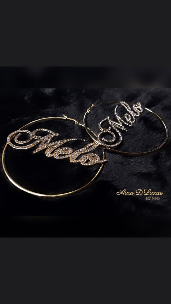 Image of Custom Gold Hoops