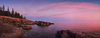 Moonrise, Otter Point, Acadia National Park