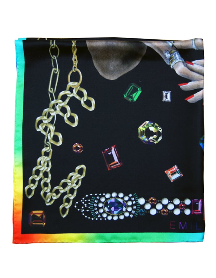 Image of Bijoux Silk Scarf
