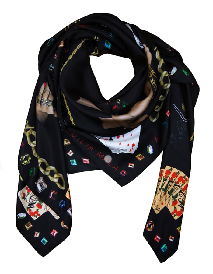 Image of Vanité de Croire Silk Scarf
