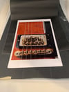 Johnny Marr’s 1959 Gibson 355 printed on Metalic Gold Paper