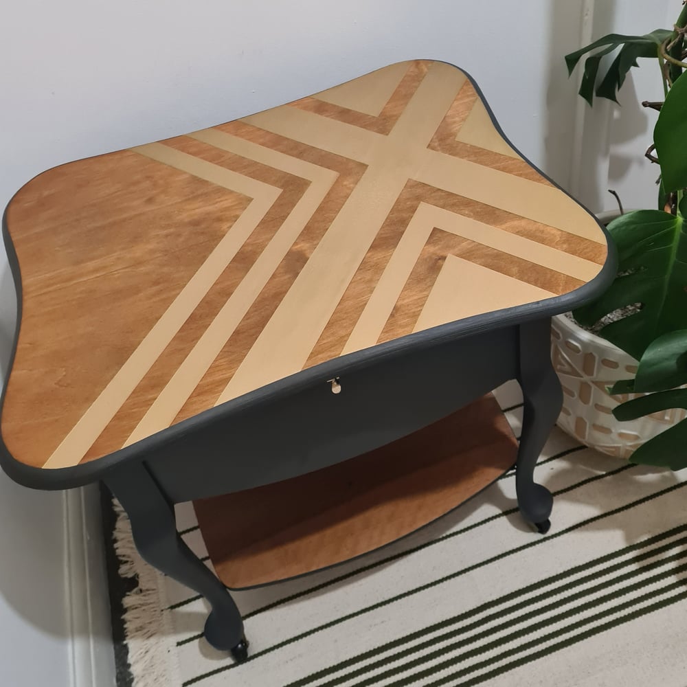Image of Vintage Sewing Table / Side Table