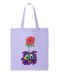 Image 1 of DON’T BE SCARED TO BLOSSOM TOTE 