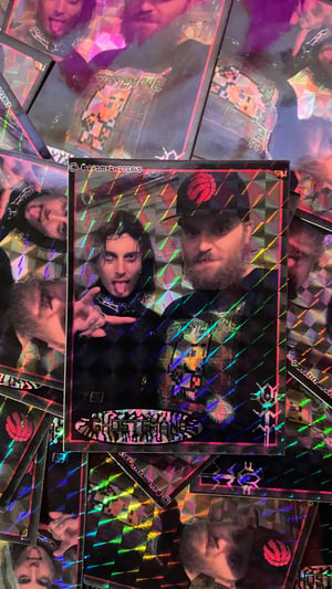 Image of Ghostemane/Rapsmyinitials Prismatic Sticker/Collector Card