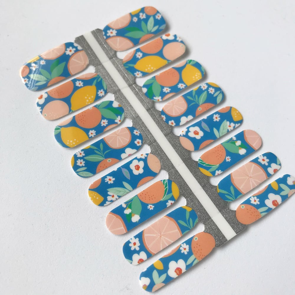Citrus Delight Nail Polish Strip