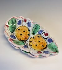 Image 1 of leaf shaped soap dish