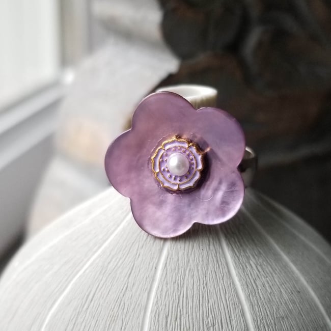 Lilac Bloom Ring