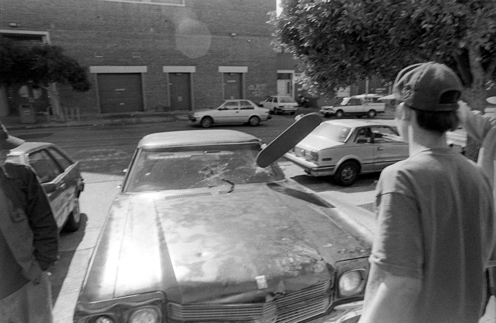 Skate Smash Window 1991 by Tobin Yelland