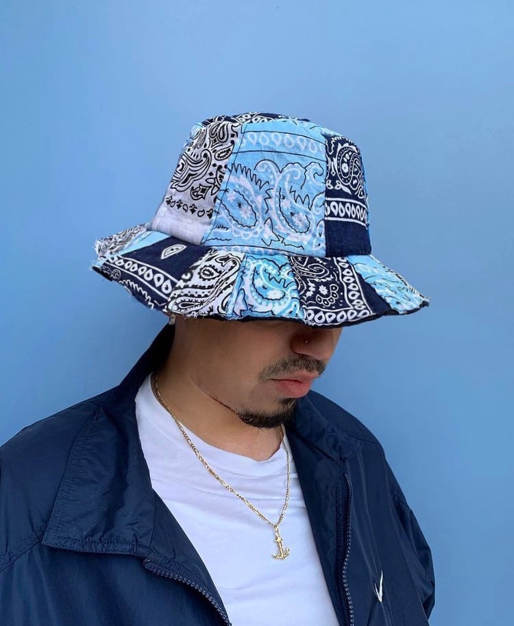 Bandana Patchwork Bucket Hat | Rawmoans
