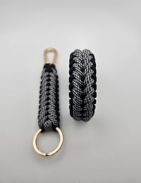 Image 2 of Urban Ember Set – Bracelet + Keychain | BlackhawkBraids #29