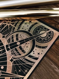 Image 4 of Sun Meets The Moon Print A4