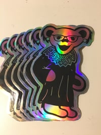 Image 2 of Rainbow Ruth RBG Hologram Stickers