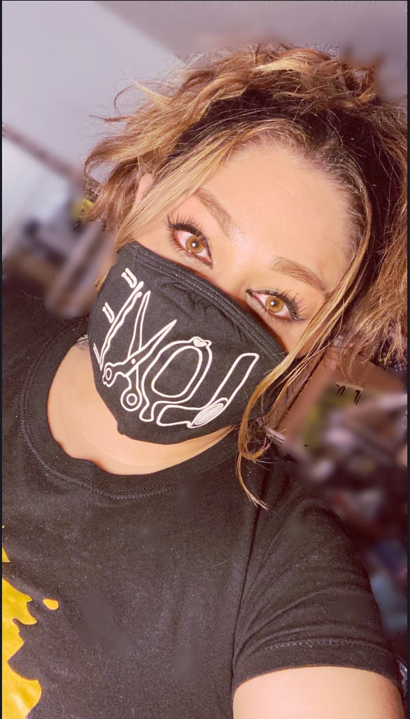  Mask WHITE LOGO