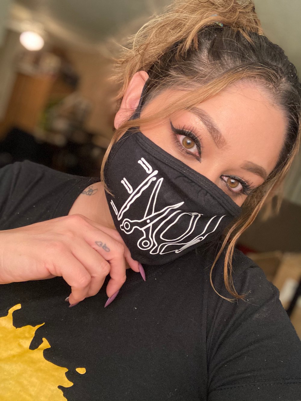 Mask WHITE LOGO