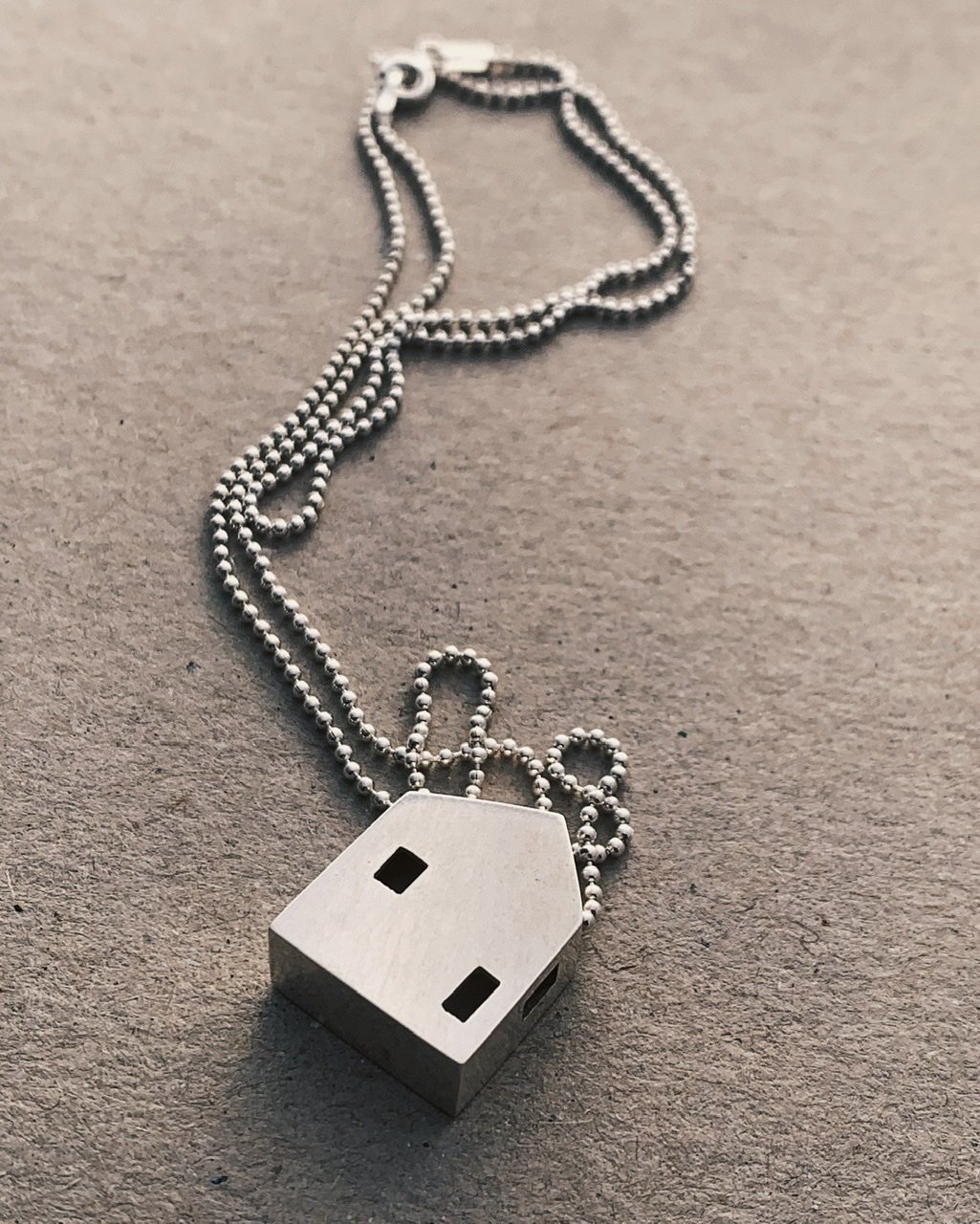 Image of Tiny House Necklace 
