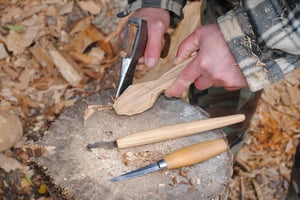 Image of stage : sculptez une cuillère en bois