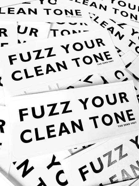 Image of FUZZ YOUR CLEAN TONE sticker pack