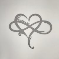 Image 1 of Infinity Heart - Customized - Name
