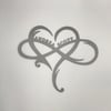 Infinity Heart - Customized - Name
