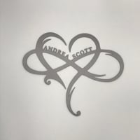 Image 2 of Infinity Heart - Customized - Name