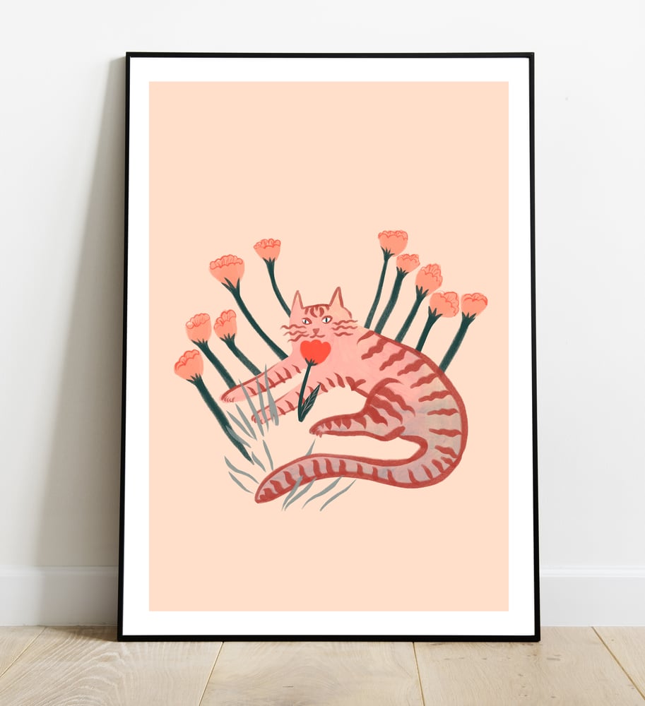 Image of PINK CAT - A4