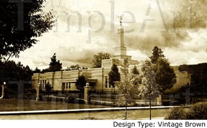 Image of Medford Oregon LDS Mormon Temple Art 001 - Personalized LDS Temple Art