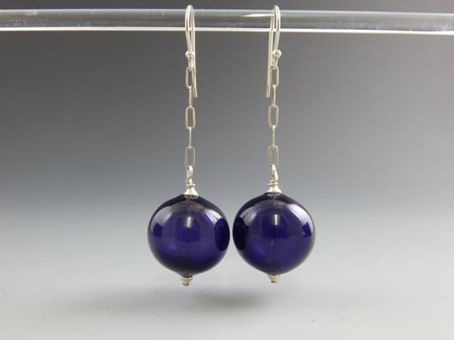Image of Artisan Glass • Purple Drops