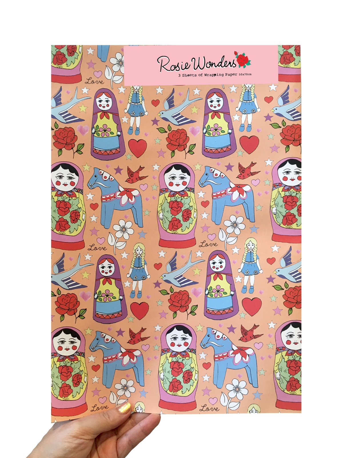 Russian Dolls Wrapping Paper