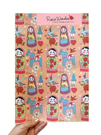 Image 1 of Russian Dolls Wrapping Paper