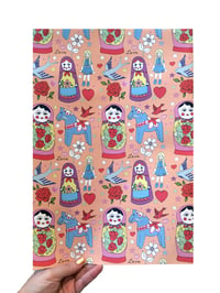 Image 2 of Russian Dolls Wrapping Paper