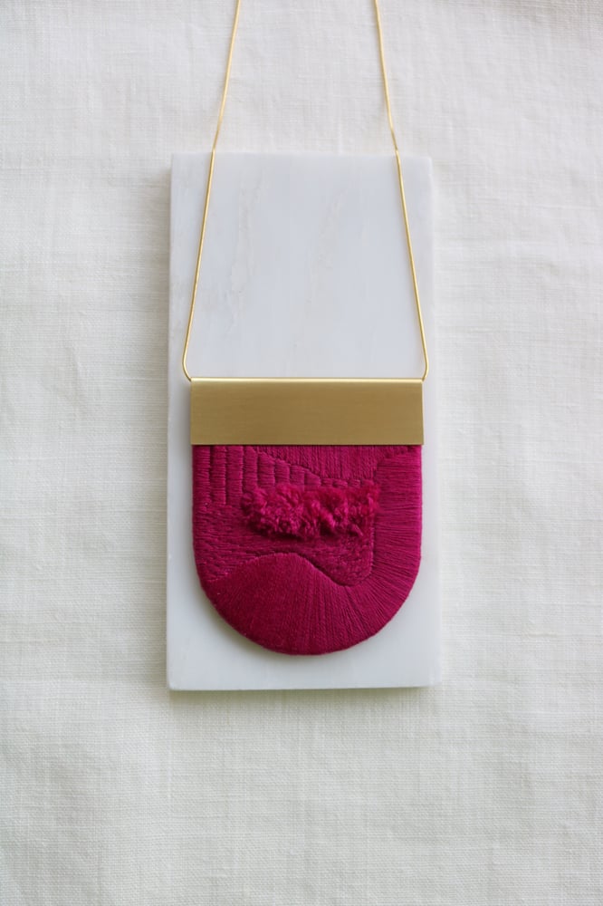 Image of LUXE pendant in Cerise