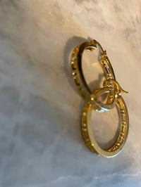 Image 3 of Mina hoops earrings 