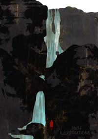 Wondering Waterfall Print