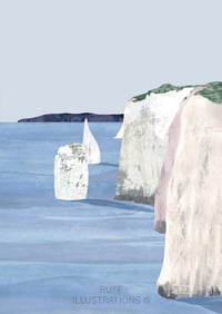 Calm Cliffs Print