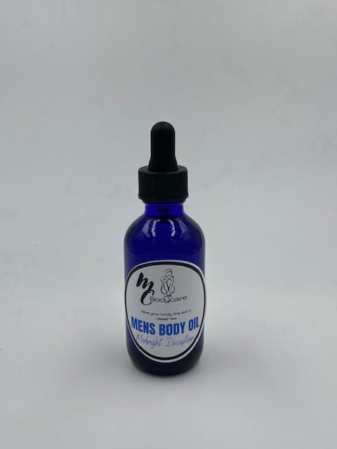Men's Body Oil- Midnight Deception