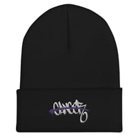 Image 1 of Battle Cancer Cuffed Beanie