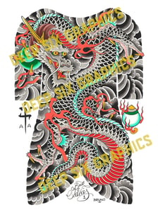Image of Back Piece Study (Dragon)