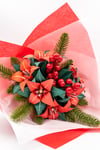 Bouquet di gigli origami Natalizio