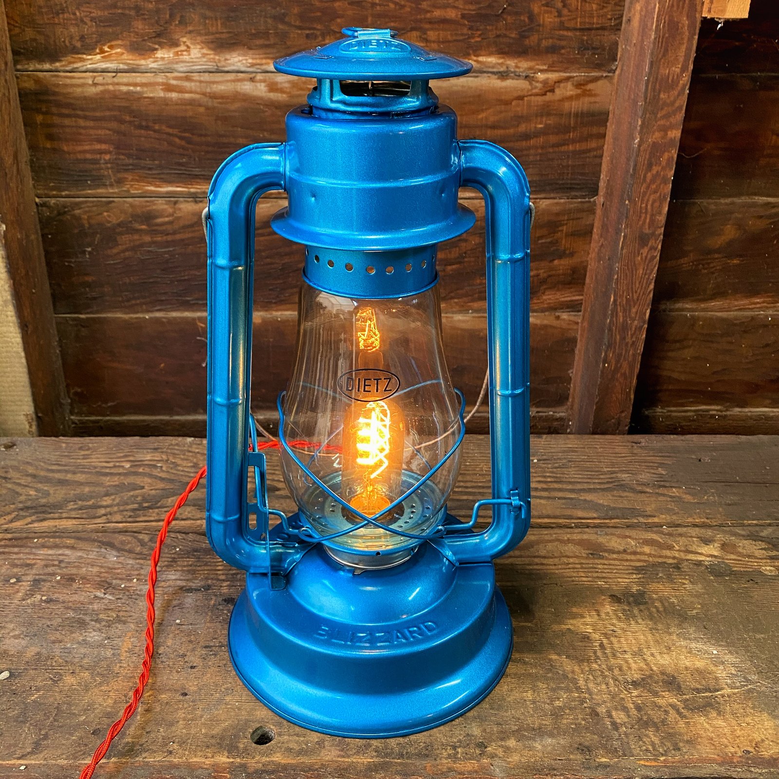 blue dietz lantern