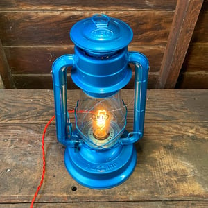 Image of Epic Blue Dietz Electric Lantern   