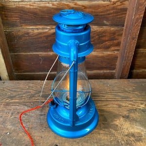 Image of Epic Blue Dietz Electric Lantern   